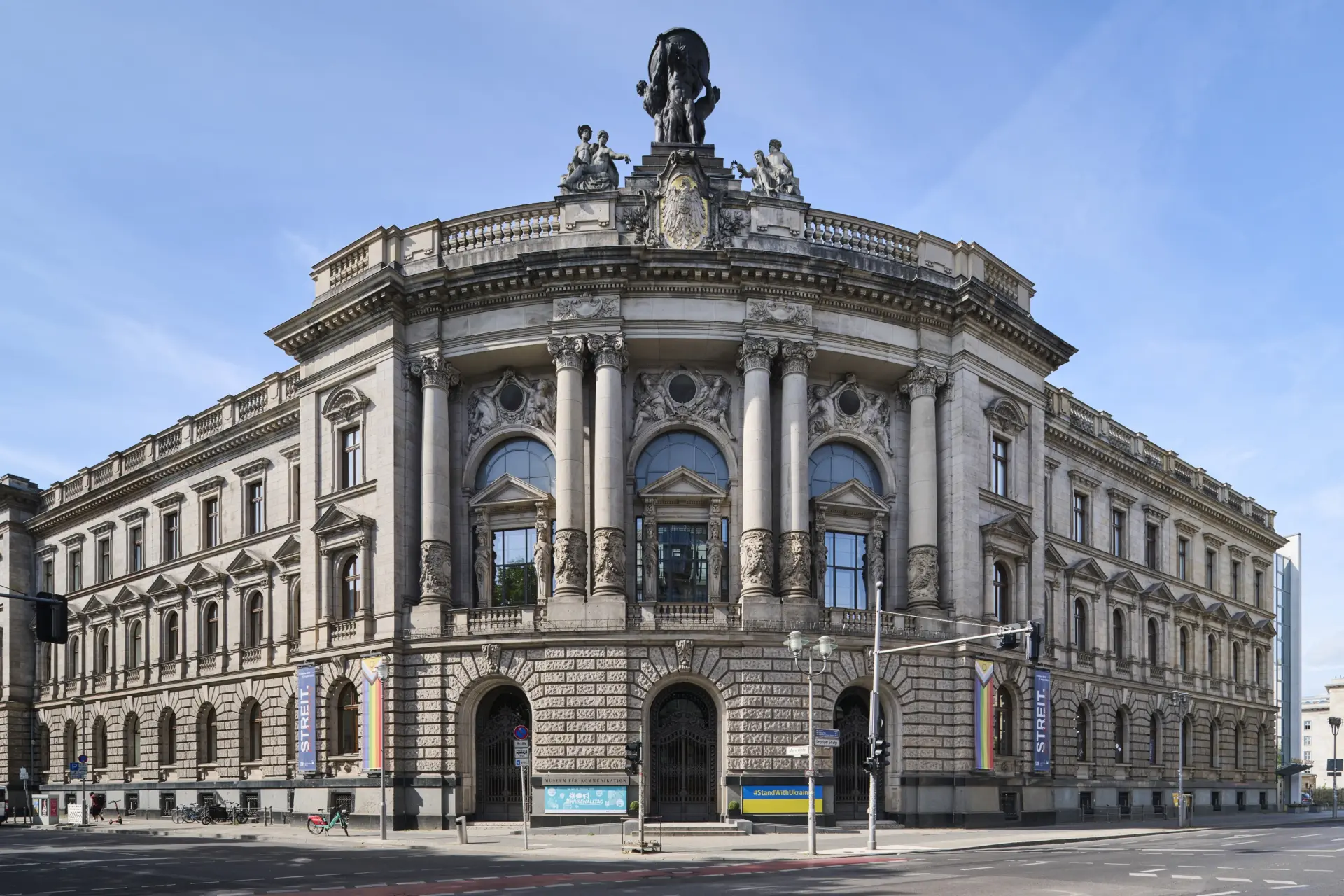 Frontansicht vom Museum für Kommunikation in Berlin